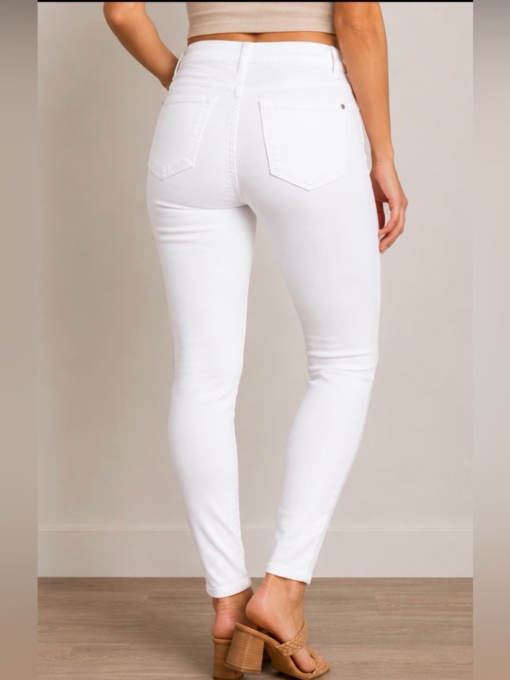 NWT Judy Blue White High Waist Skinny Jeans Size 5/27 Stretch - Picture 2 of 8